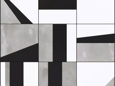 ABK Play Edge Mix Grey Set 1 3D model