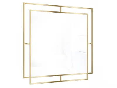 Mirror in a metal frame GZ-M1026 3D model