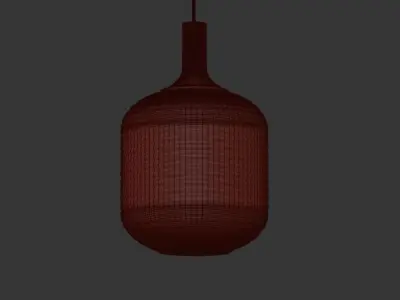 Honey Pendant Light Low-poly 3D model