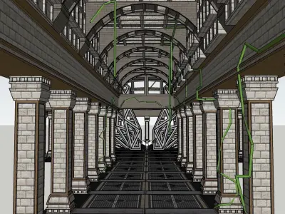 Ancient Pegasus Temples 3D model