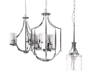 Progress Lighting Lassiter chandelier 3D model