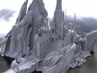 Dark Khans Fortress 1 3D model