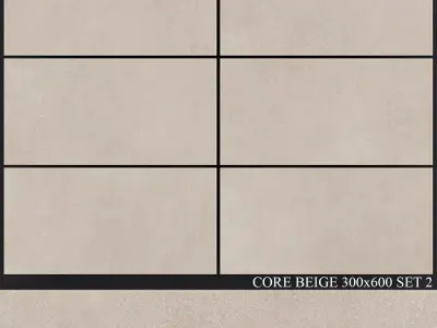Yurtbay Seramik Core Beige 300x600 Set 2 3D model