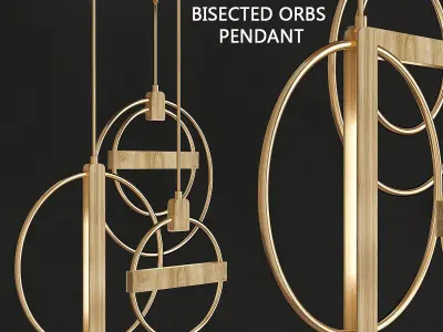 Chandeliers 3d models Collection 10 models Low-poly 3D model 3