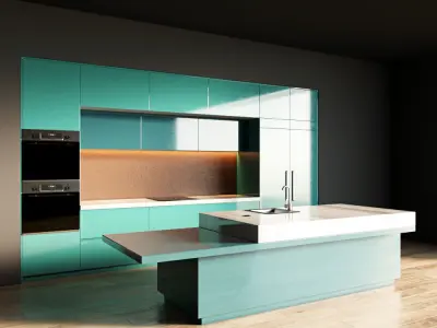 25-Kitchen1 glossy 3 3D model