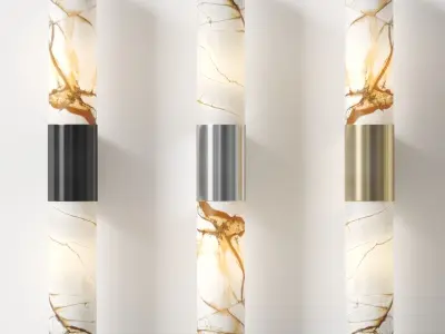 Chandeliers life - Alabaster Wall Sconce 3D model