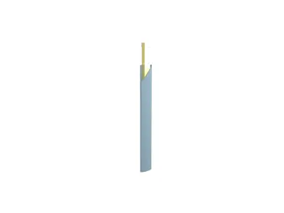 Chopsticks v1 009 Low-poly 3D model