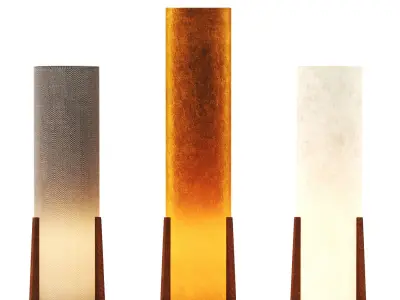 Rocket floor lamps 3D model