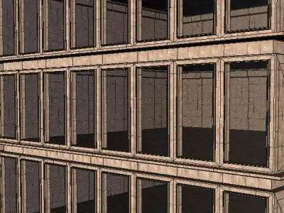 Building Apartment Low-poly 3D model