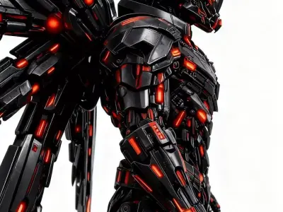 Armadura Angelical Suprema de Juicio Celestial 3D 3D model