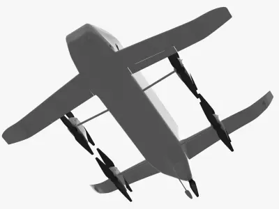  MightyFly Cento Cargo Drone eVTOL White 