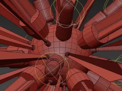 Waldorf Chandelier 3D model