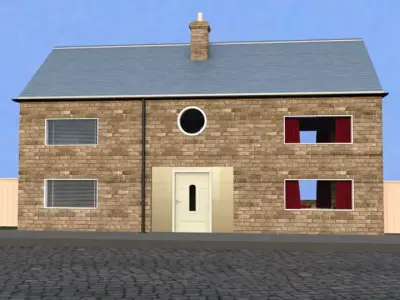 Mostly furnished house 3D model