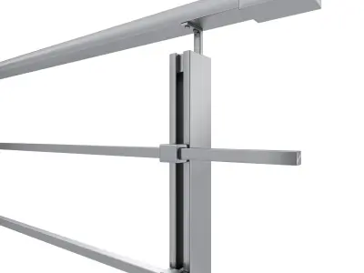 Railing-12 stainless steel railings for balconies 3D model