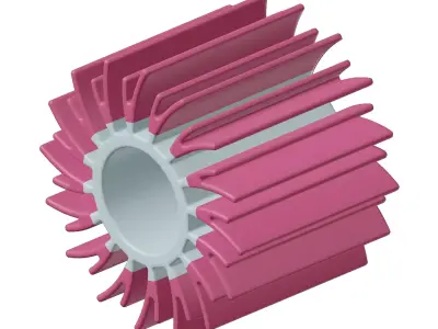 Premium Heat Sink Toy 3D model