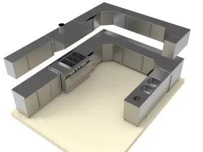 kitchen 38 3D model