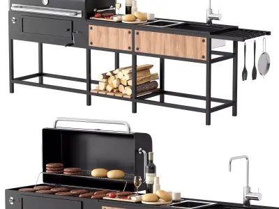 Barbecue 60 3D model