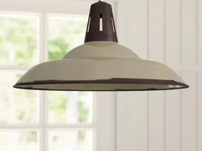 WF Ilkley Light Single Dome Pendant Free 3D model