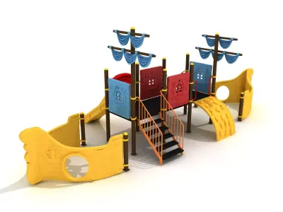 Metal Ship Concept Playkid 039 3D model