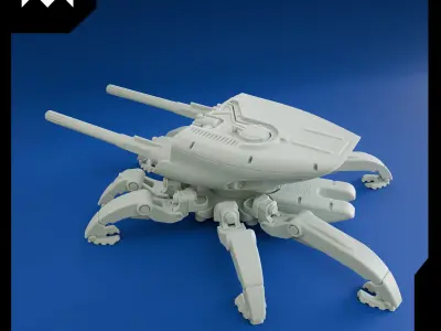 SPIDER-TANK 3D print model