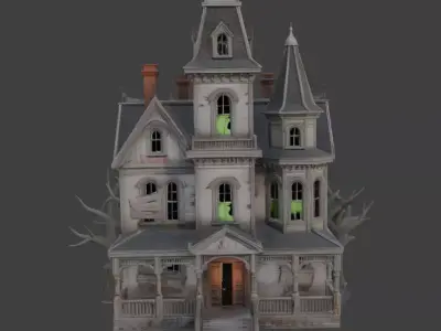 Haunted House 3D Model 3D model