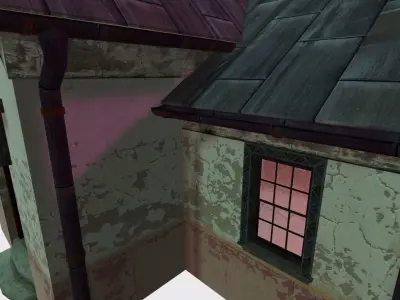 Old House Low-poly 3D model 8