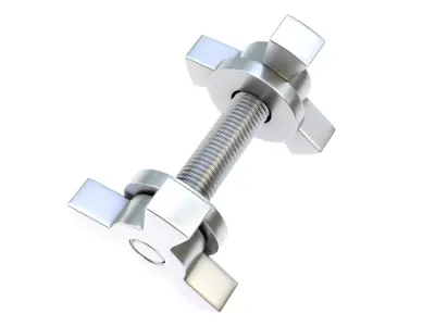 Decorative screw 04 3D model