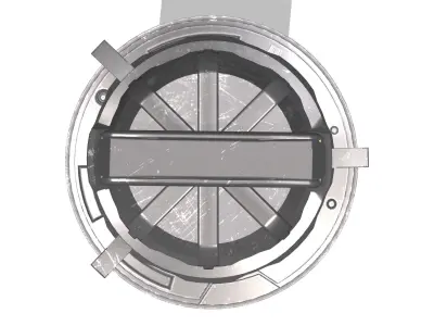 Sci-fi Capsule Low-poly 3D model