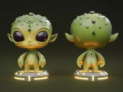 Alien - 3D Print 3D print model