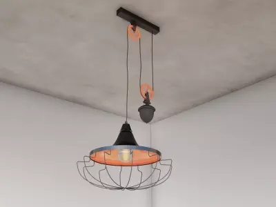 Pulley lamp for Lumion 10  3D model