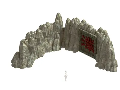 Mountain Sculpture - Shek Pik 32 3D model