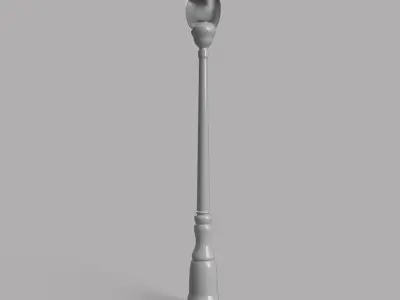 Street Lamp Realistic 3D print model
