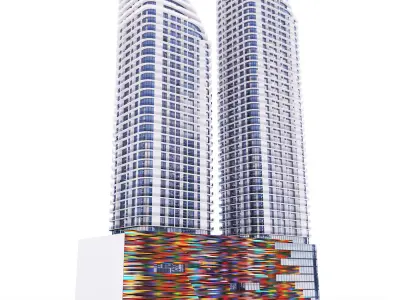 Building Brickell Heights Condo Miami 3D model