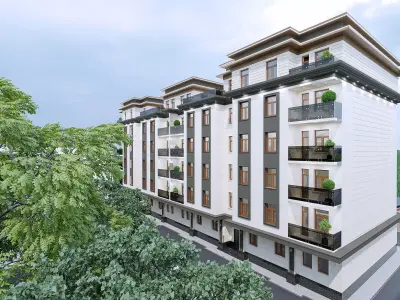 Classic building exterior 3D model