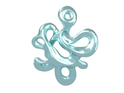 Abstract Shape v26 003 Low-poly 3D model
