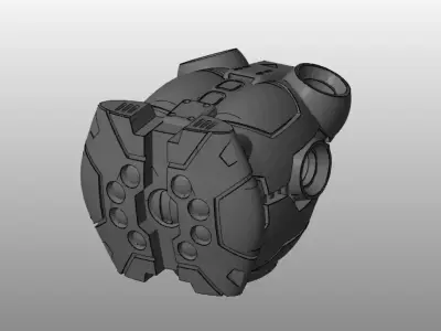 CHIBI-TECH SD - BLACKWIDOW CORE  3D print model