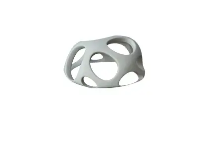 SciFi Cube Object No 51255 Low Poly Shape Low-poly 3D model