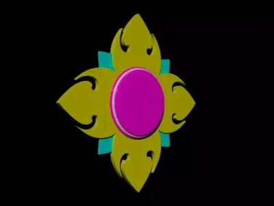 Kbach Khmer 06 3D model