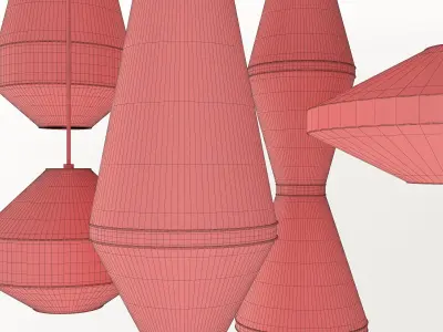 Pendant light 3D model 3