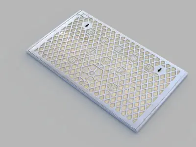 Sewer Grate 14 3D model