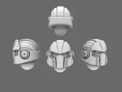 Space Knights V10 Helmet Type 251104 3D print model