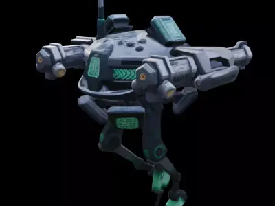 MD Mech from Mech Arena game 3D model