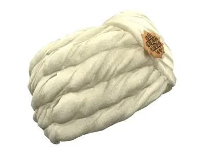 Sultan Wrap Hat Low-poly 3D model