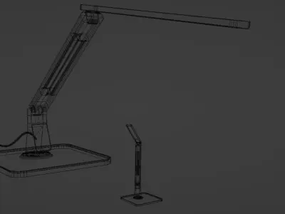 LED lamp 3D model