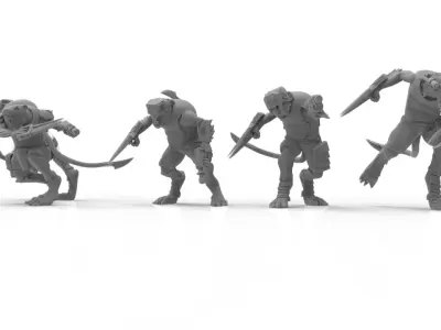 Cheese Stealer Cult - Claw Pack 3D print model