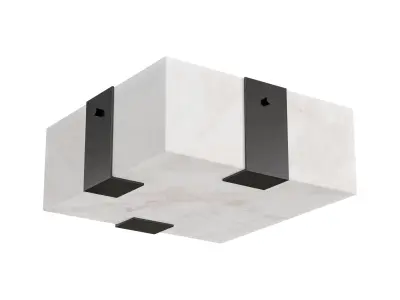 Alabaster Flush Mount 3D model