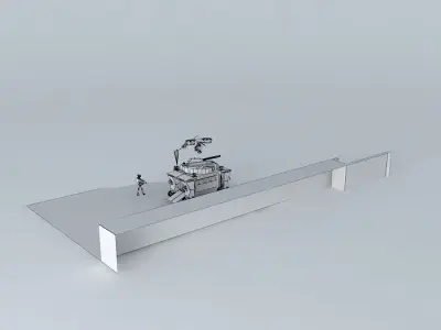 UN task force alphamobile command unit  MCU 3D model