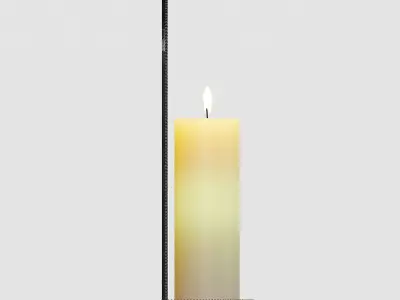 Candle light sconce sec XVII 3D model