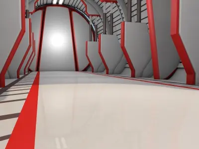 Sci Fi Interior 3D model