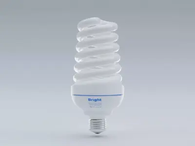 Light Bulb Low-poly 3D model